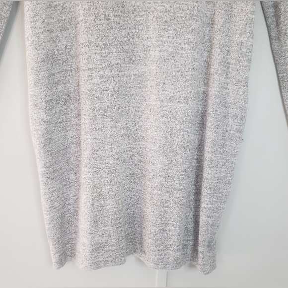 Aritzia Wilfred Free Gray Gail V-Neck Sweater Mini Dress - Picture 6 of 12